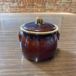 Vintage Hull Bean Pot Oven Proof USA 3.5”